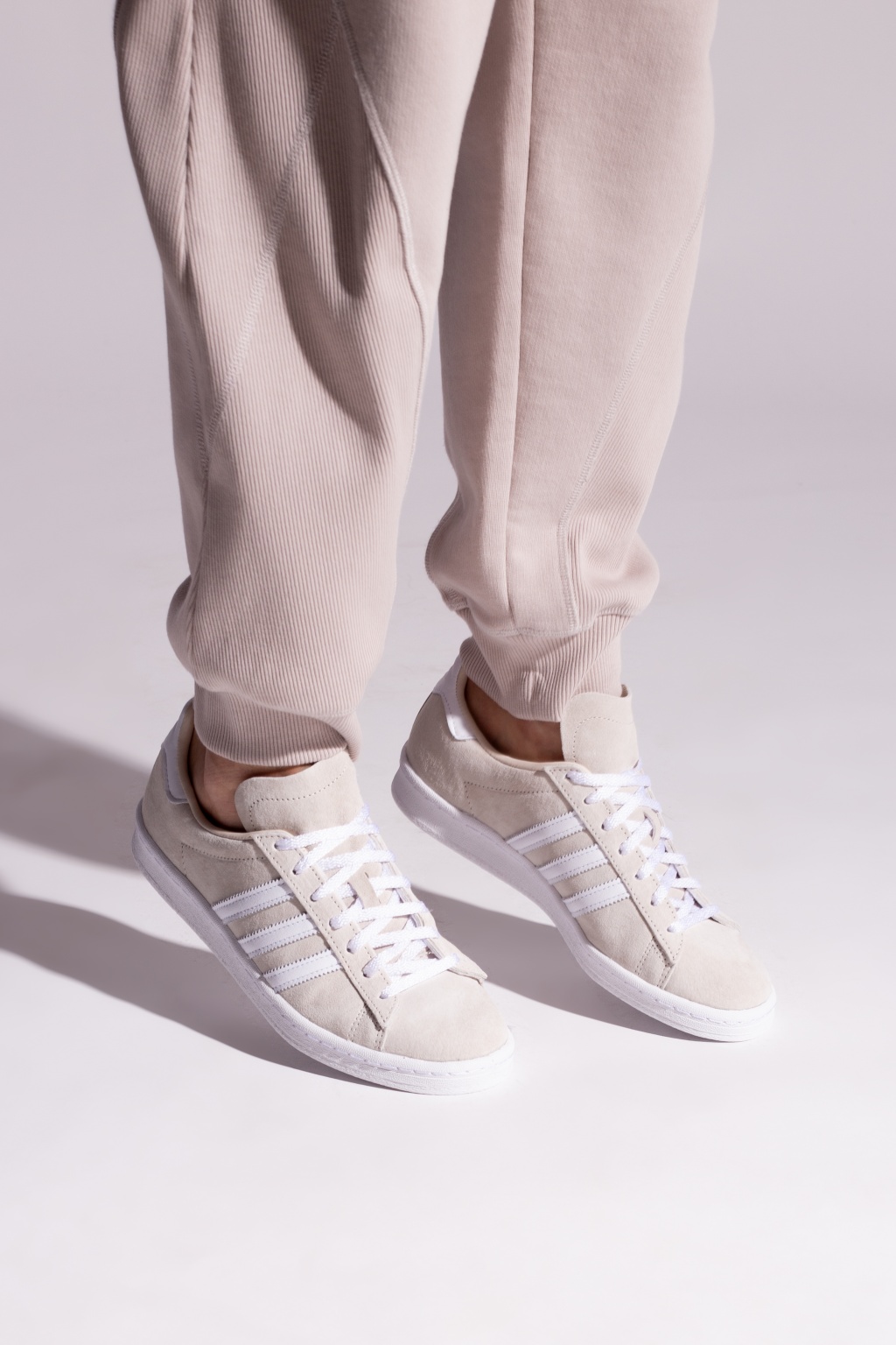 Adidas campus stitch on sale and turn chalk white